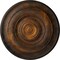 Ekena Millwork Niobe Ceiling Medallion (Fits Canopies up to 8 5/8"), Hand-Painted Rust, 18"OD x 1 1/2"P CM18NIRUS - alternate 1